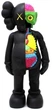 Дизайнерская игровая фигура Кавс Kaws Companion Flayed Open Edition Black черный 20cм - изображение 1