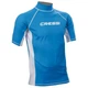 Футболка Cressi sub Rash Guard Short Man бело-голубая Бело-голубой S - изображение 1