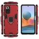 Чохол Iron Ring для Xiaomi Redmi Note 10 Pro захисний бампер з підставкою Red - зображення 5
