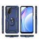 Чехол Shield для Xiaomi Redmi 9T противоударный бампер с подставкой Dark-Blue - изображение 6