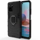 Чехол Fiji Ring для Xiaomi Redmi Note 10 / Note 10S бронированный бампер с кольцом черный - изображение 2