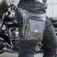 Сумка на бедро из натуральной кожи Ridl Harley Davidson черная 902610Harley Davidson - изображение 9