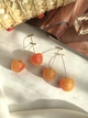 Серьги вишенки желтые - изображение 1