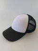 Кепка Lider бейсболка-класика сетка Cap One Size 55-60 Черно-Белая - изображение 1