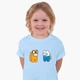 Дитяча футболка Амонг Ас Час Пригод Фінн і Джейк пес (Among Us Adventure Time Finn & Jake the dog) (25186-2414) 134-140 см Бавовна Блакитний - зображення 4