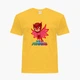 Детская футболка Герои в масках (PJ Masks) (25186-1615) 134-140 см Хлопок Желтый - изображение 1