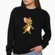 Свитшот женский Том и Джерри (Tom and Jerry) (8771-1958) Черный S - изображение 1