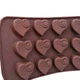 Форма Baker для цукерок Серце з завитком - зображення 2