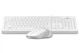 Клавіатура і миша A4Tech F1010 дротові White - зображення 2
