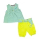 Костюм : Туника и шорты Losan Mc baby girls (018801904/20) Ярко-зеленый M6-68 см - изображение 1