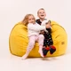 Крісло мішок LAVBAG SanchoBAG, розмір S (Дитячий) Жовтий - зображення 6