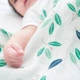 Пелюшка муслиновая Kiddie Widdie Оливкове листя 120x120 см - зображення 6