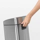 Бак для мусора Brabantia Touch Bin 10 л темно-сірий (477225) - зображення 6
