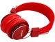 Беспроводные Bluetooth наушники Atlanfa AT-7611A c MP3 плеером, FM радио приемником и микрофоном (Красные) - изображение 2