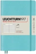 Блокнот Leuchtturm1917 Rising Colours м'який середній 14,5 х 21 см в лінію Aquamarine - зображення 1