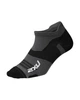 Компрессионные спортивные короткие носки 2XU, Vectr Ultralight, S (35-38), титановый/черный - изображение 1