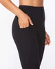 Жіночі компресійні тайтсы 2XU, Form Stash Hi-Rise Comp Tights, XS, чорний/білий логотип - зображення 5