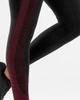 Женские компрессионные тайтсы 2XU, Fitness Mid-Rise Line Up Tight, XS, черный/бордовый - изображение 4
