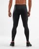 Мужские компрессионные тайтсы 2XU, Core Compression Tights, XLT, черный/черный логотип - изображение 2