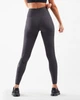 Женские компрессионные тайтсы 2XU, Fitness Hi-Rise Comp Tights, XS, графитовый/черный - изображение 2