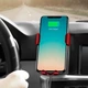 Автодержатель беспроводное зарядное устройство Baseus Wireless Charger Gravity Car Mount Red (WXYL-09) - изображение 2