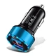 Автомобильное зарядное устройство быстрая зарядка Uslion US0116 Quick Charge3.0 2 USB порта Blue - изображение 2