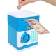 Сейф копилка NUMBER BANK с кодовым замком и купюроприемником Blue - изображение 2
