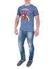 Футболка чоловіча TRUSSARDI JEANS (52T00221-1T001675-U280/92) Синій XL - изображение 5