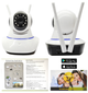 IP онлайн смарт камера SmartCam для видео наблюдения к телефону через Wi-Fi для смартфона со звуком Поворотная - изображение 5