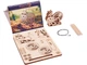 Механический 3D пазл Wood Trick Вудик Улитка (10 деталей) - изображение 3