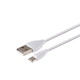 Автомобільний зарядний пристрій Borofone BZ14 Type-C to USB 2.4A, White - зображення 2
