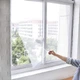 Москитная сетка на окно c самоклеящейся крепежной лентой Mosquito Net 130 х 150 см (369 CW) - изображение 1