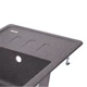 Кухонная мойка Lidz 620x435/200 GRF-13 (LIDZGRF13620435200) - изображение 5