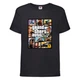 Футболка детская GTA 002 (Grand Theft Auto) черная (GTA blc 002) 116 см - изображение 1
