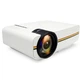 Портативний мультимедійний міні-проектор LED Lid Projector YG-400 Pro з динаміком White - зображення 2