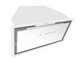 Витяжка повновбудована BORGIO BIT-BOX full glass 60 white (60 см, 1300 м3/год, біле скло) - изображение 1