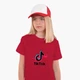 Детская футболка ТикТок (TikTok) (25186-1943) 146-152 см Хлопок Красный - изображение 2