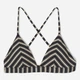 Верхняя часть купальника женская H&M 5596309dm 46 Черная в полоску (2030000062713) - изображение 1