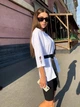 Футболка жіноча з поясом K&ML 560 L - XL ( 48 - 50 ) Білий ( 560 - 01) - зображення 3