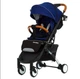 Детская коляска Bene Baby D200 Прогулочная синяя на черной раме - изображение 3