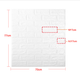 Самоклеящиеся 3d панели обои для стен Комплект 10шт. Sticker Wall Original 700x770x5мм. Шумоизоляционные Гипоалергенные Сертифицированные Белый кирпич - изображение 7