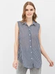 Блуза H&M 32 сине белый полоска 23037519960 - изображение 1