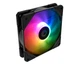 Вентилятор ID-Cooling TF-12025-ARGB, 120x120x25мм, 4-pin PWM, чорний - зображення 2