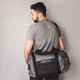 Спортивная сумка для фитнеса из текстиля MAD Easy Spirit Серый (24628) - изображение 8