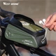 Велосумка West Biking Fearless на раму зеленая (0707252gr) - изображение 2