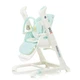 Стул-качели mioobaby Jazz 3в1 шезлонг - укачивающий центр Джаз - стульчик для кормления Green HC818 - изображение 11