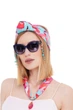 Летний тюрбан MyScarf узел one size Розовый фламинго - изображение 1