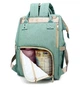 Универсальная сумка-рюкзак для мам Baby Bag Original Органайзер по уходу за детьми Бирюзовый - изображение 2