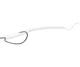 Гачки Owner J-Light Worm Hook 5109 (B-94) №1/0 Black chrome - зображення 2