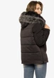 Короткая зимняя женская куртка с мехом Modniy OAZIS 44-46 Черный (90392 44-46) - изображение 4